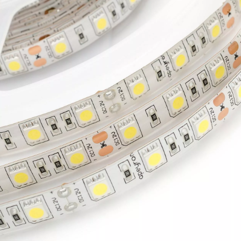 Светодиодная полоса 5050 К12V (SMD60) белая 5м